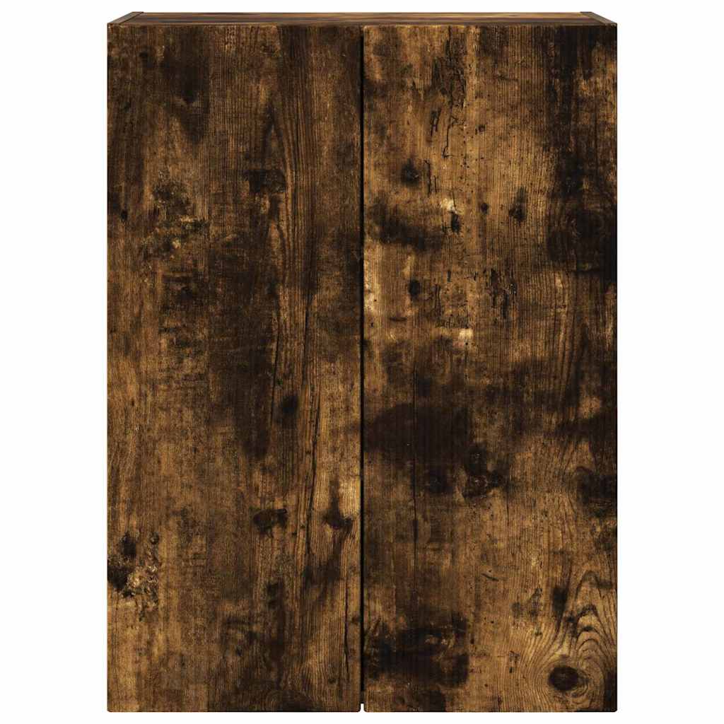 vidaXL TV-Wandschrank Wandmontiert Geräucherte Eiche 59,5 x 31 x 80 cm