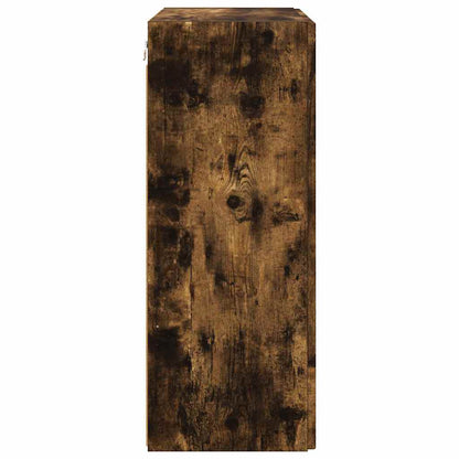 vidaXL TV-Wandschrank Wandmontiert Geräucherte Eiche 59,5 x 31 x 80 cm