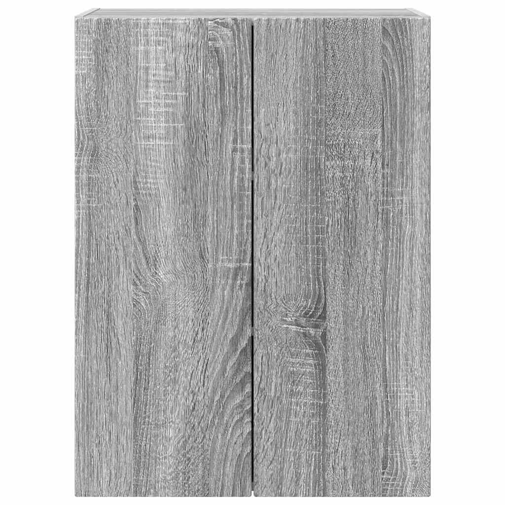vidaXL TV-Wandschrank Graues Sonoma 59,5 x 31 x 80 cm Holzwerkstoff