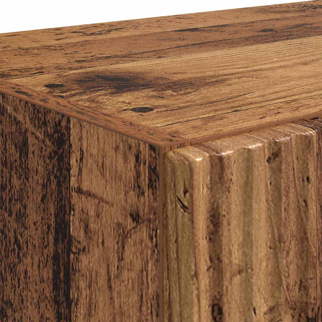 vidaXL TV-Wandschrank Altholz 59,5 x 31 x 80 cm Holzwerkstoff