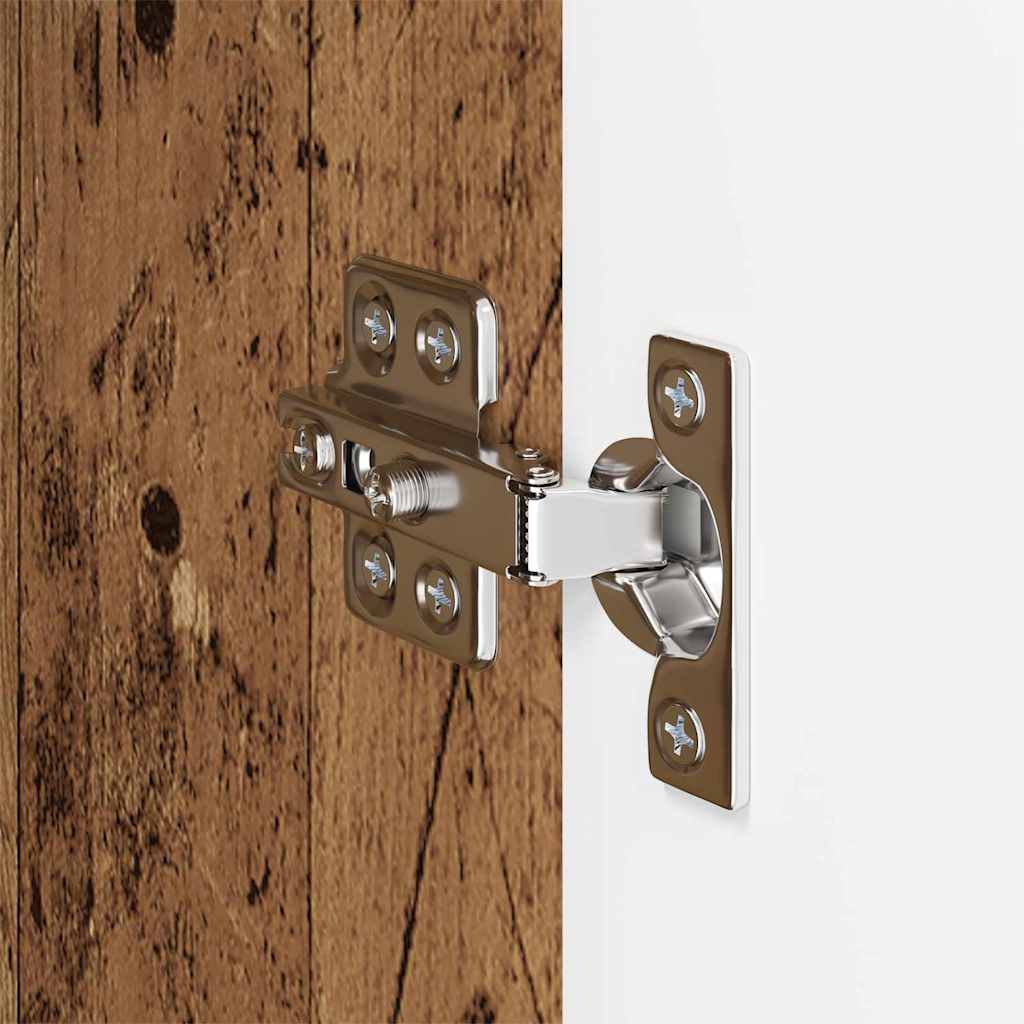vidaXL TV-Wandschrank Altholz 59,5 x 31 x 80 cm Holzwerkstoff