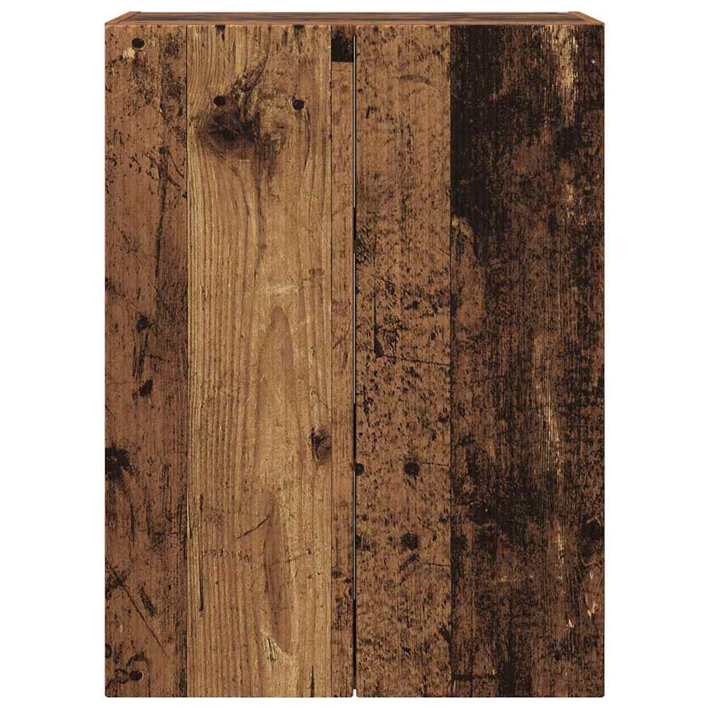 vidaXL TV-Wandschrank Altholz 59,5 x 31 x 80 cm Holzwerkstoff