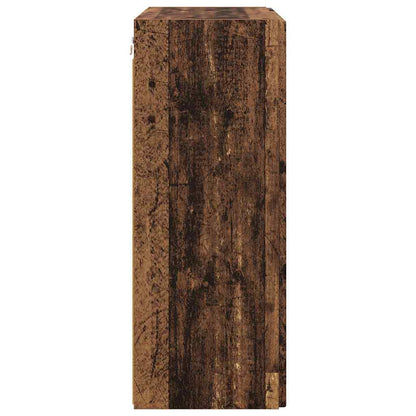 vidaXL TV-Wandschrank Altholz 59,5 x 31 x 80 cm Holzwerkstoff