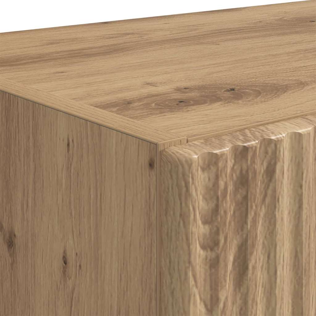 vidaXL TV-Wandschrank Artisan-Eiche 59,5 x 31 x 80 cm Holzwerkstoff