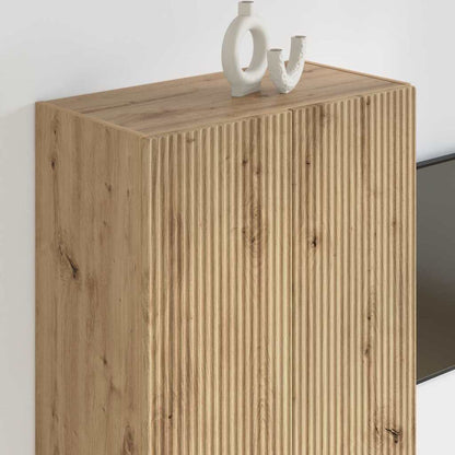 vidaXL TV-Wandschrank Artisan-Eiche 59,5 x 31 x 80 cm Holzwerkstoff