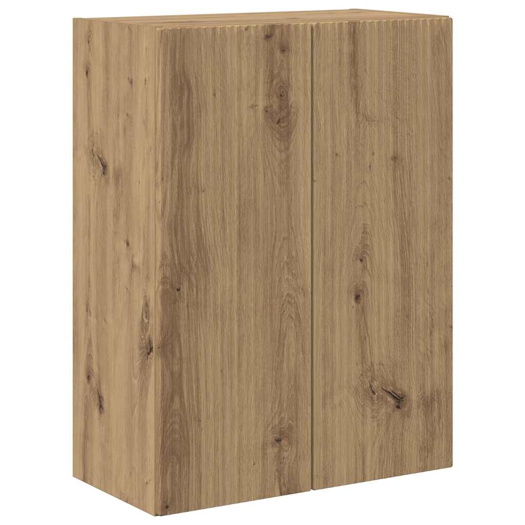 vidaXL TV-Wandschrank Artisan-Eiche 59,5 x 31 x 80 cm Holzwerkstoff