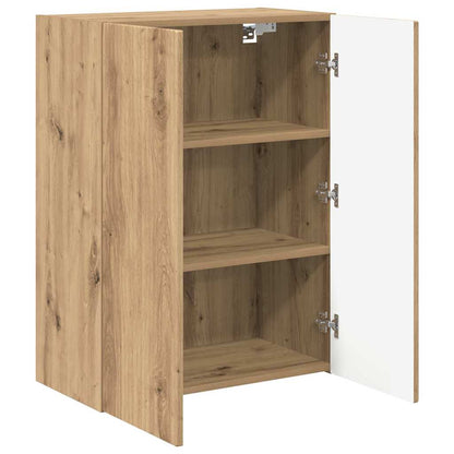 vidaXL TV-Wandschrank Artisan-Eiche 59,5 x 31 x 80 cm Holzwerkstoff