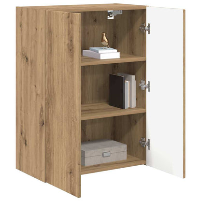 vidaXL TV-Wandschrank Artisan-Eiche 59,5 x 31 x 80 cm Holzwerkstoff