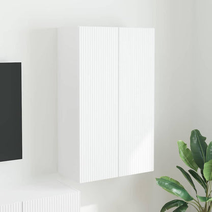 vidaXL TV-Wandschrank Weiß 59,5 x 31 x 100 cm Holzwerkstoff