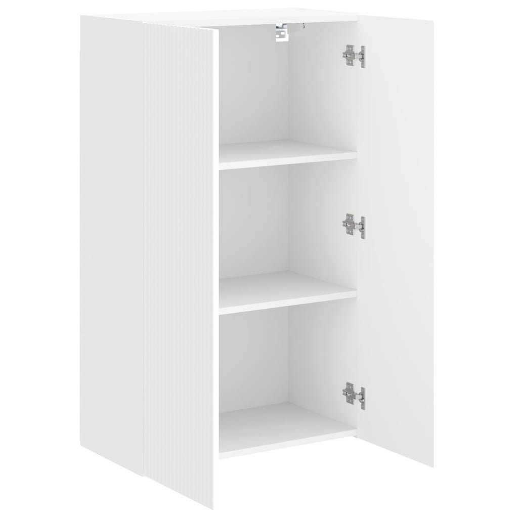 vidaXL TV-Wandschrank Weiß 59,5 x 31 x 100 cm Holzwerkstoff