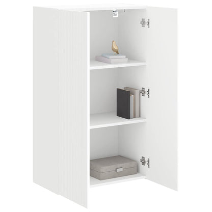 vidaXL TV-Wandschrank Weiß 59,5 x 31 x 100 cm Holzwerkstoff