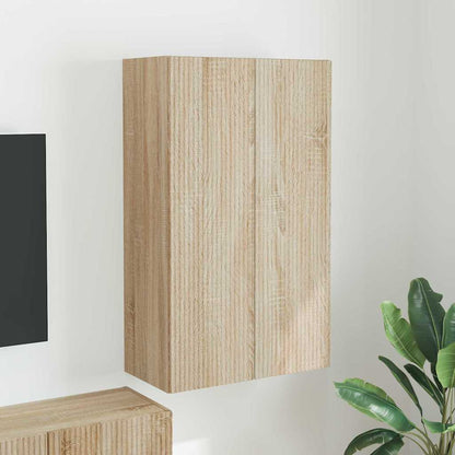 vidaXL TV-Wandschrank Sonoma-Eiche 59,5 x 31 x 100 cm Holzwerkstoff
