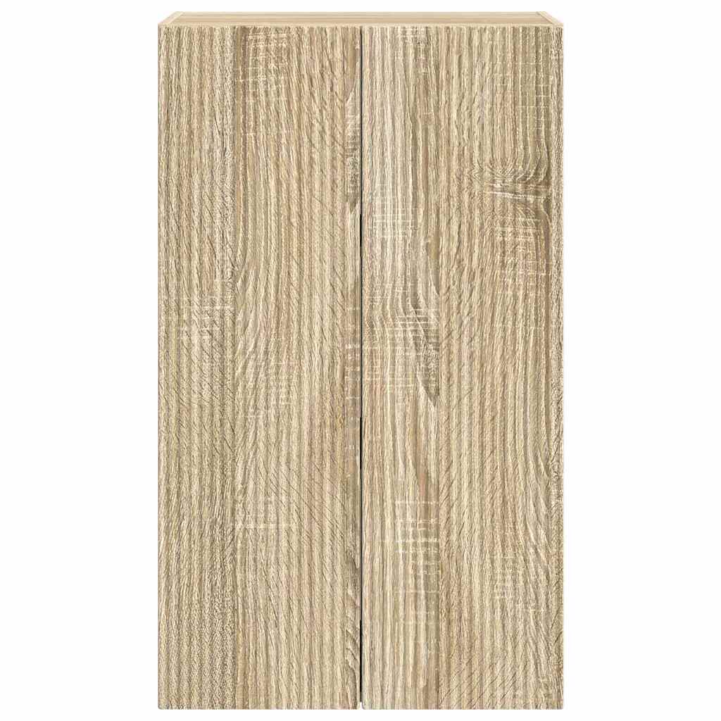 vidaXL TV-Wandschrank Sonoma-Eiche 59,5 x 31 x 100 cm Holzwerkstoff