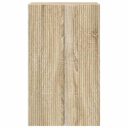 vidaXL TV-Wandschrank Sonoma-Eiche 59,5 x 31 x 100 cm Holzwerkstoff