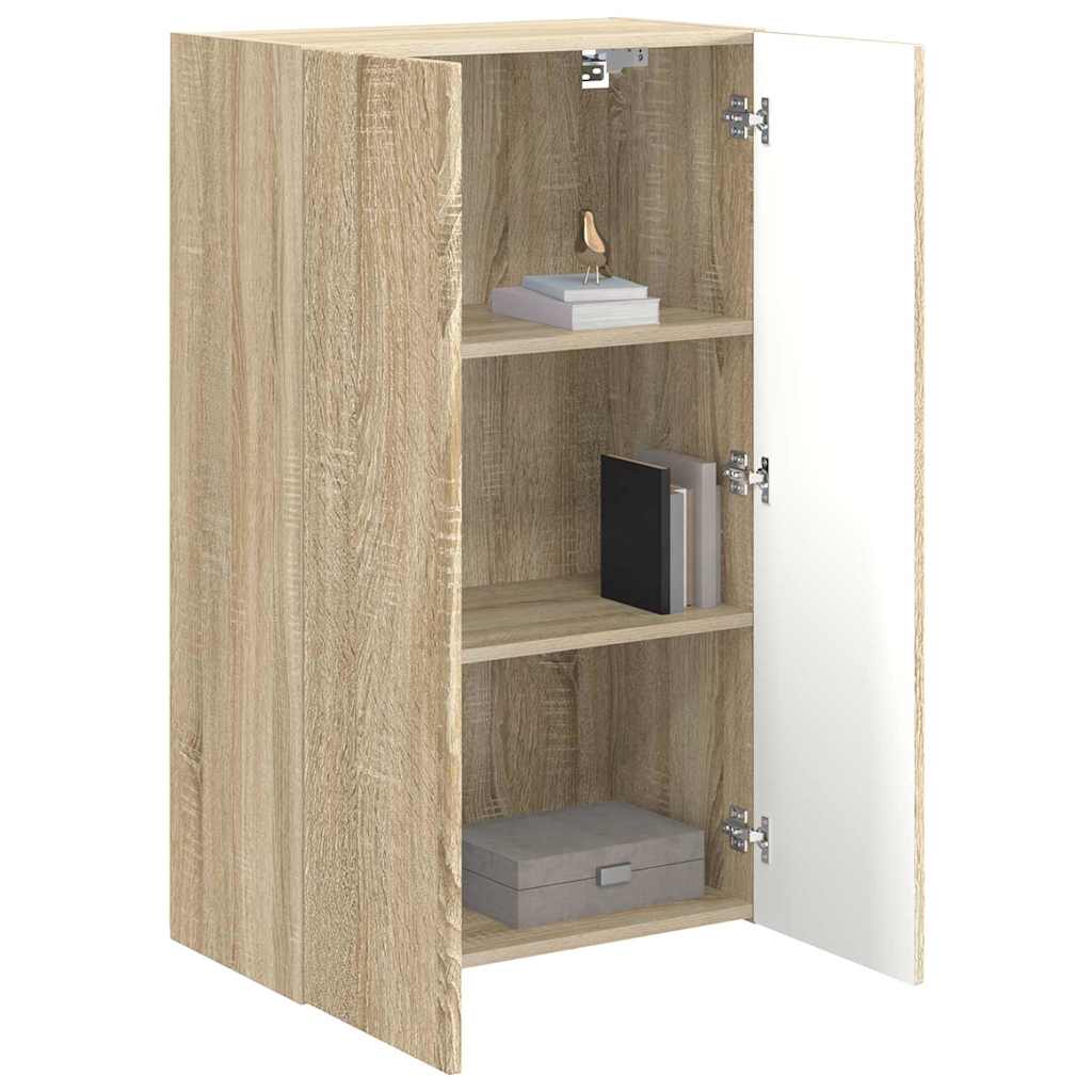vidaXL TV-Wandschrank Sonoma-Eiche 59,5 x 31 x 100 cm Holzwerkstoff