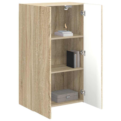 vidaXL TV-Wandschrank Sonoma-Eiche 59,5 x 31 x 100 cm Holzwerkstoff