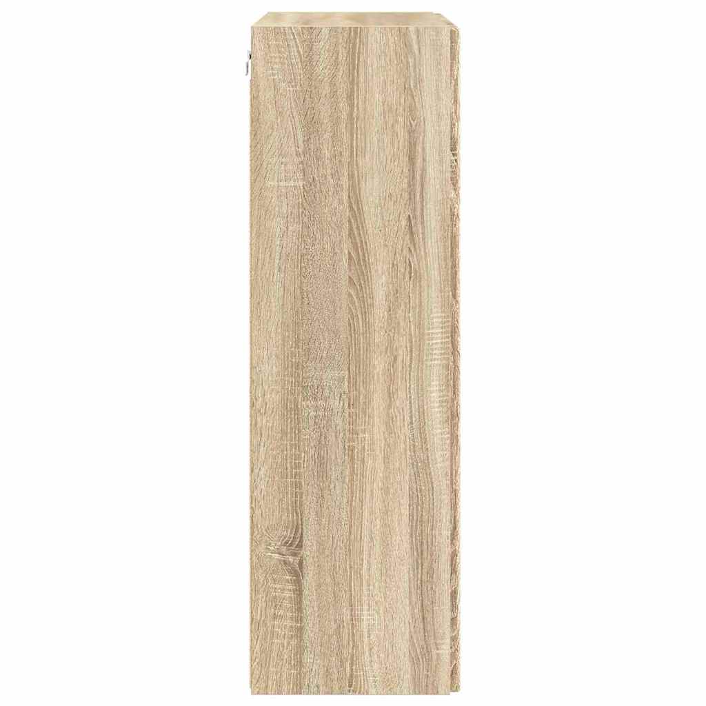vidaXL TV-Wandschrank Sonoma-Eiche 59,5 x 31 x 100 cm Holzwerkstoff