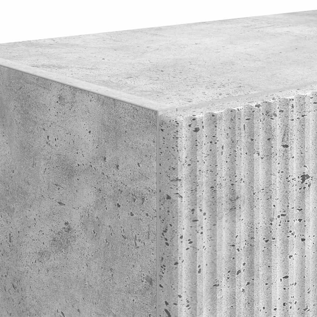 vidaXL TV-Wandschrank Beton Grau 59,5 x 31 x 100 cm Holzwerkstoff