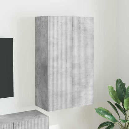 vidaXL TV-Wandschrank Beton Grau 59,5 x 31 x 100 cm Holzwerkstoff