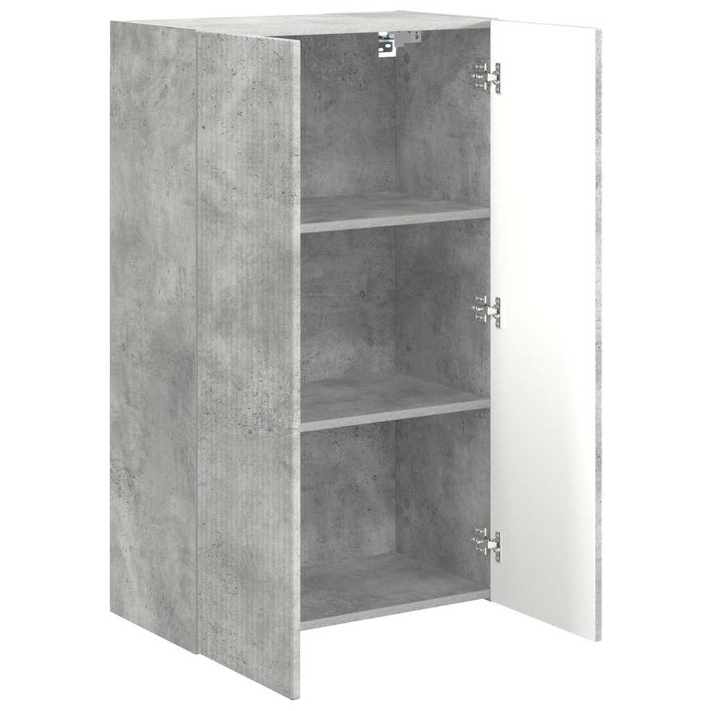 vidaXL TV-Wandschrank Beton Grau 59,5 x 31 x 100 cm Holzwerkstoff