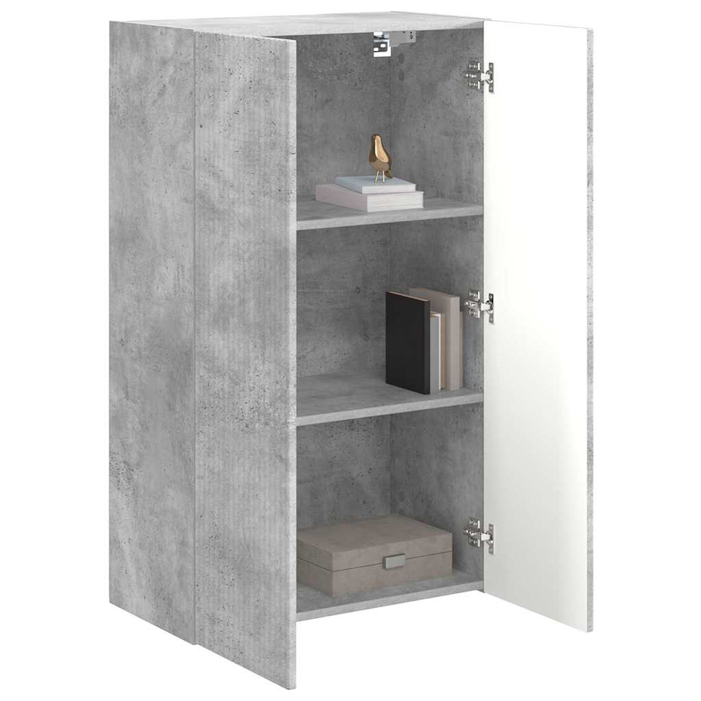 vidaXL TV-Wandschrank Beton Grau 59,5 x 31 x 100 cm Holzwerkstoff
