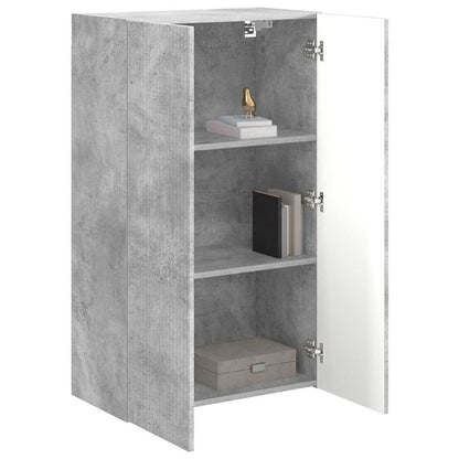 vidaXL TV-Wandschrank Beton Grau 59,5 x 31 x 100 cm Holzwerkstoff