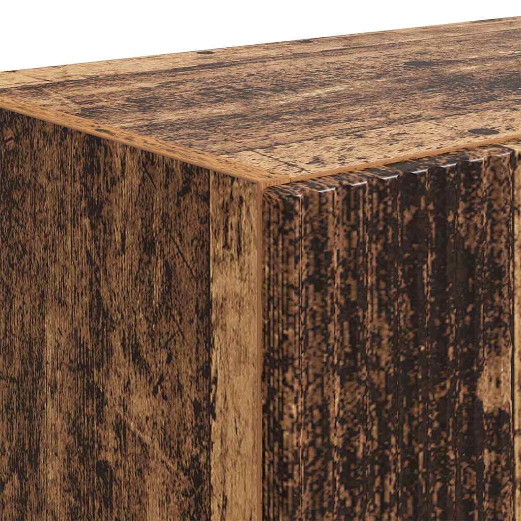 vidaXL TV-Wandschrank Altholz 59,5 x 31 x 100 cm Holzwerkstoff