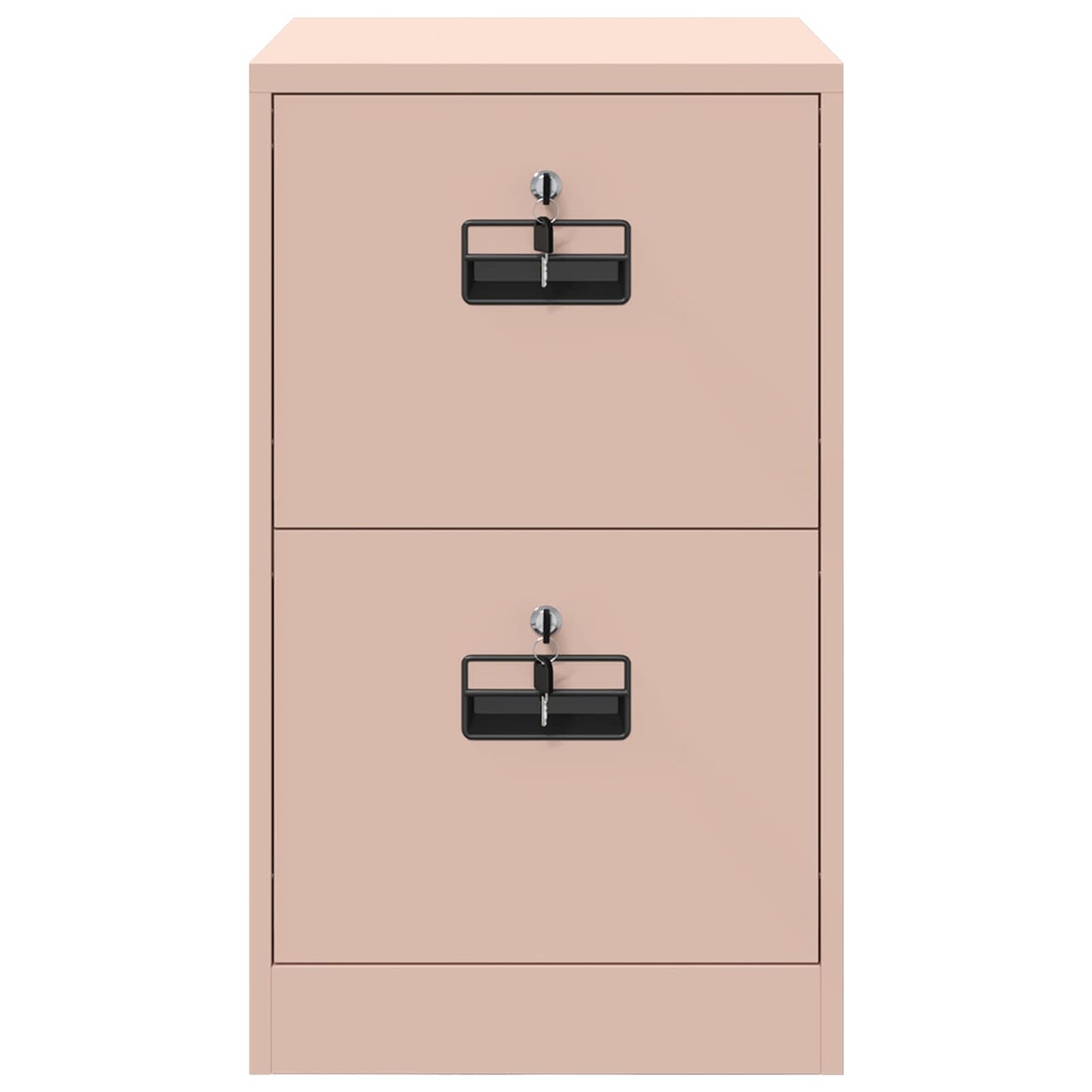 vidaXL Aktenschrank Rosa 44 x 50 x 106,5 cm Kaltgewalzter Stahl