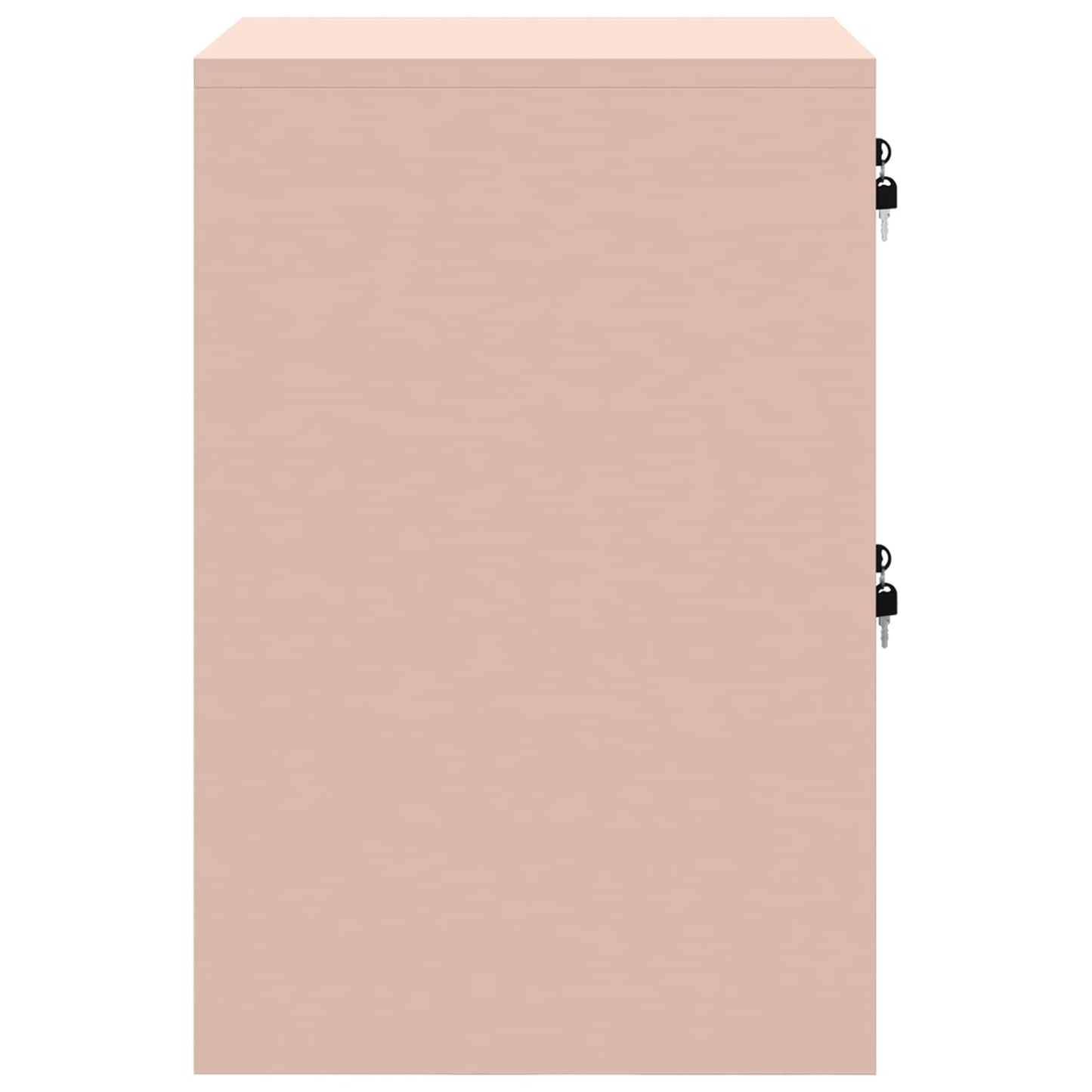 vidaXL Aktenschrank Rosa 44 x 50 x 106,5 cm Kaltgewalzter Stahl