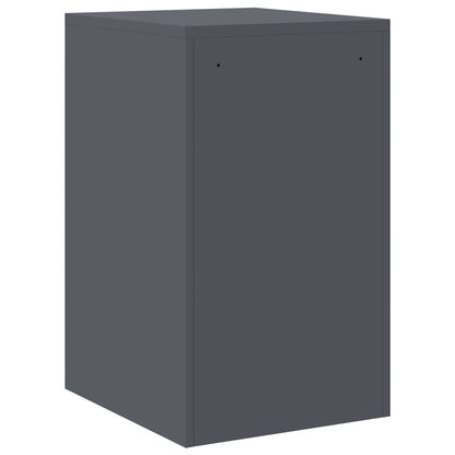 vidaXL Aktenschrank Anthrazit 44 x 50 x 106,5 cm Kaltgewalzter Stahl