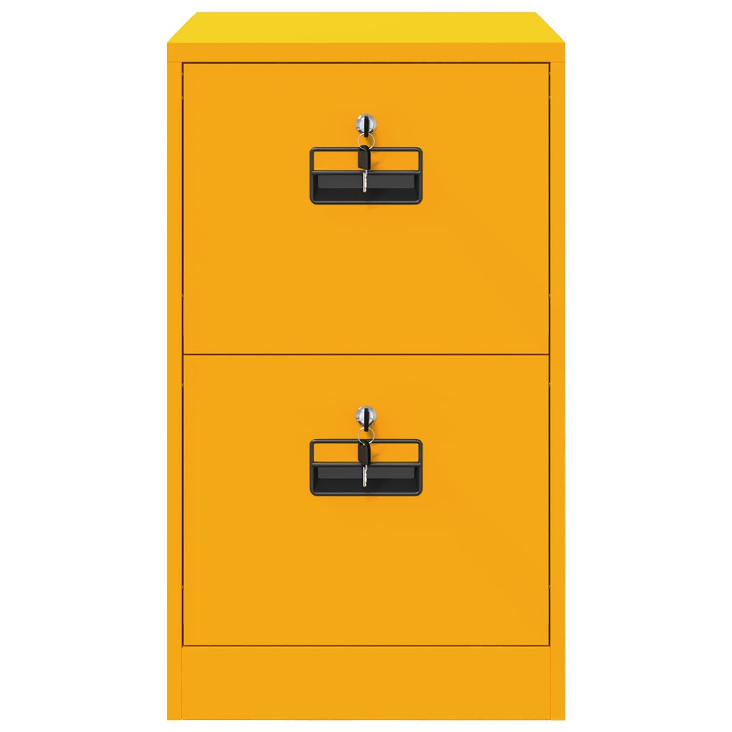vidaXL Aktenschrank Senfgelb 44 x 50 x 106,5 cm Kaltgewalzter Stahl