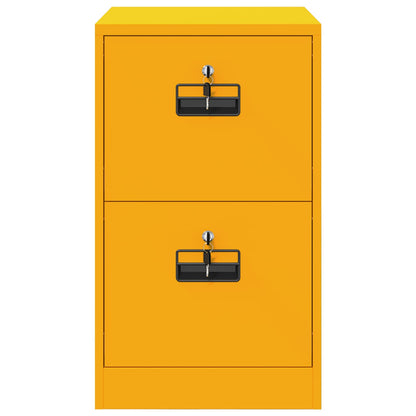 vidaXL Aktenschrank Senfgelb 44 x 50 x 106,5 cm Kaltgewalzter Stahl