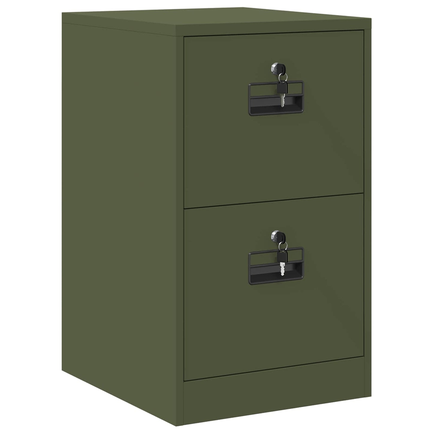 vidaXL Aktenschrank Olive Grün 44 x 50 x 106,5 cm Kaltgewalzter Stahl
