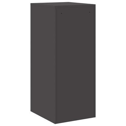 vidaXL Aktenschrank Schwarz 44 x 50 x 106,5 cm Kaltgewalzter Stahl