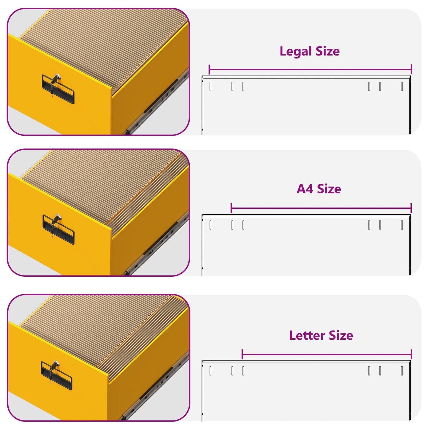 vidaXL Aktenschrank Senfgelb 44 x 50 x 106,5 cm Kaltgewalzter Stahl