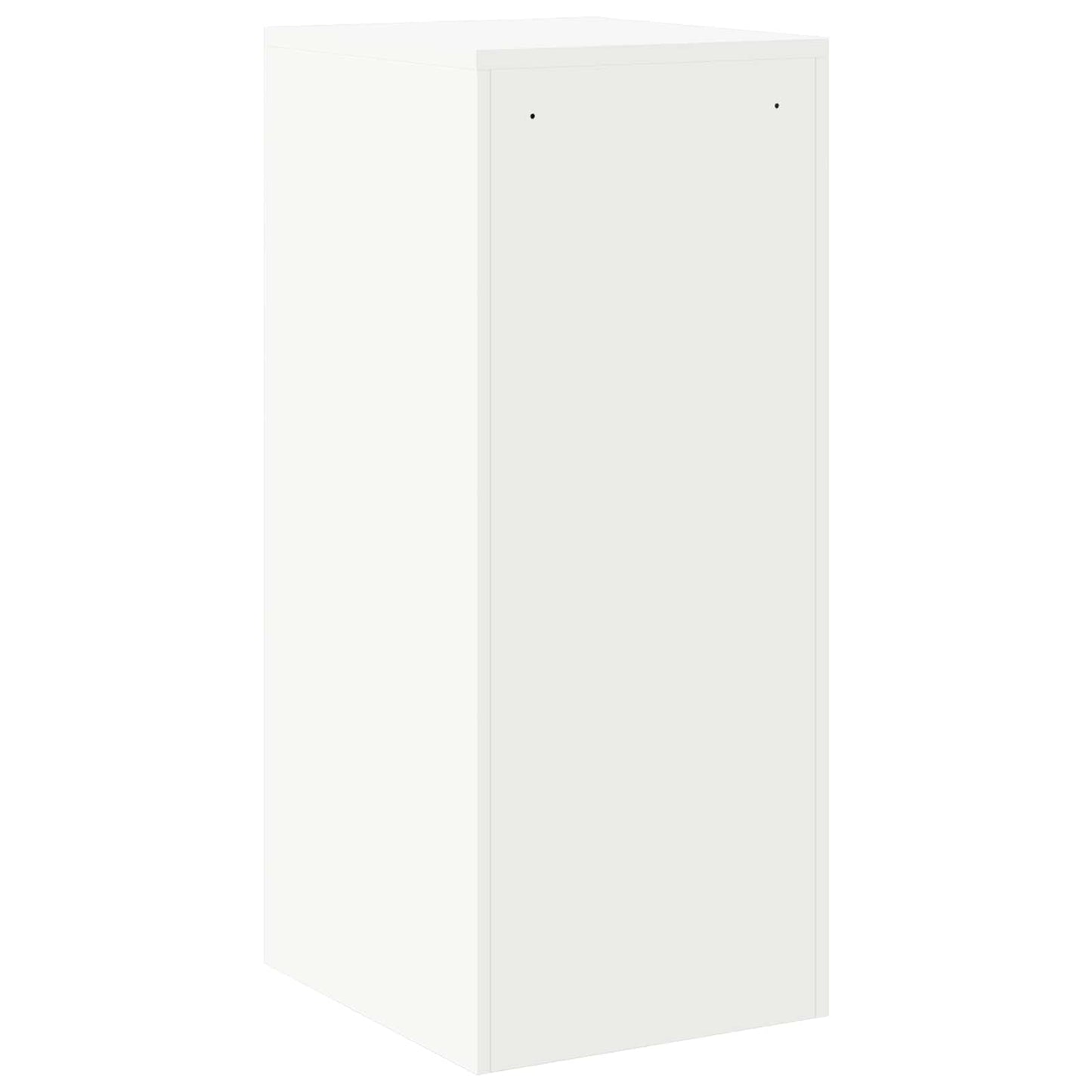 vidaXL Aktenschrank Weiß 44 x 50 x 106,5 cm Kaltgewalzter Stahl