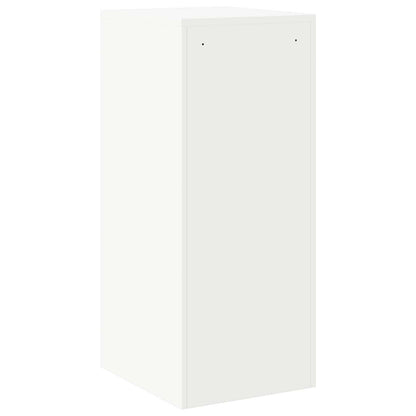 vidaXL Aktenschrank Weiß 44 x 50 x 106,5 cm Kaltgewalzter Stahl