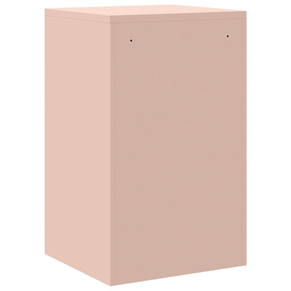 vidaXL Aktenschrank Rosa 44 x 50 x 106,5 cm Kaltgewalzter Stahl