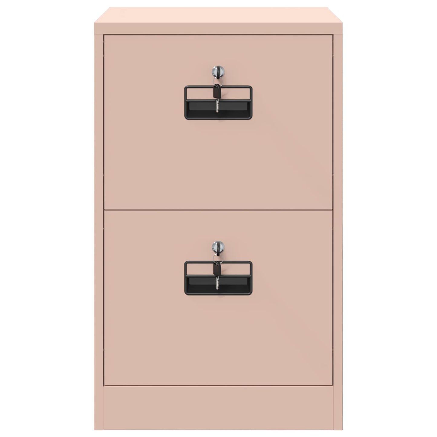 vidaXL Aktenschrank Rosa 44 x 50 x 106,5 cm Kaltgewalzter Stahl