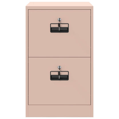 vidaXL Aktenschrank Rosa 44 x 50 x 106,5 cm Kaltgewalzter Stahl