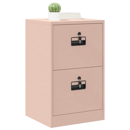vidaXL Aktenschrank Rosa 44 x 50 x 106,5 cm Kaltgewalzter Stahl