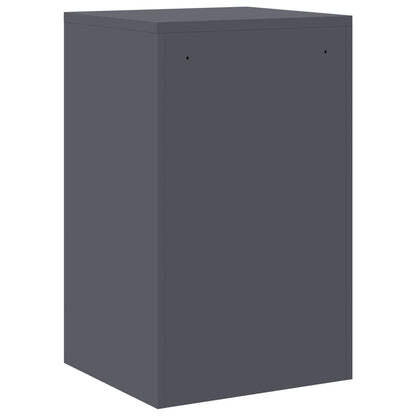 vidaXL Aktenschrank Anthrazit 44 x 50 x 106,5 cm Kaltgewalzter Stahl