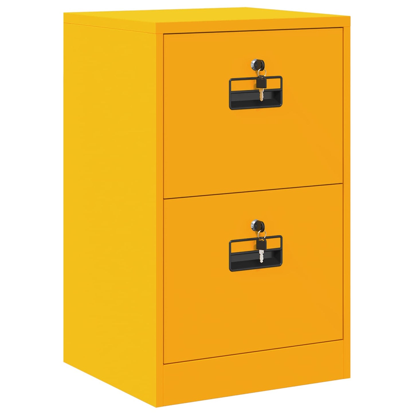 vidaXL Aktenschrank Senfgelb 44 x 50 x 106,5 cm Kaltgewalzter Stahl