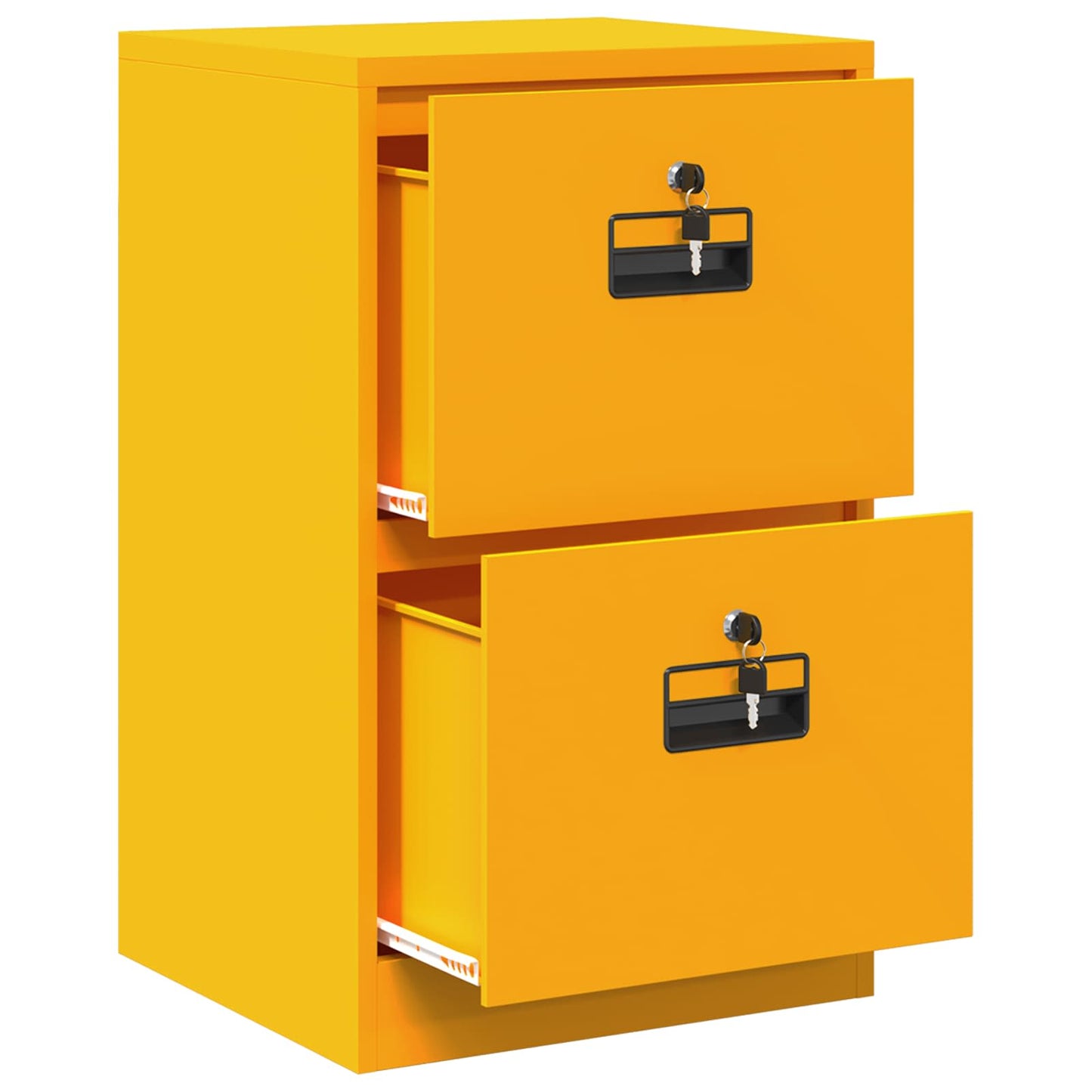vidaXL Aktenschrank Senfgelb 44 x 50 x 106,5 cm Kaltgewalzter Stahl