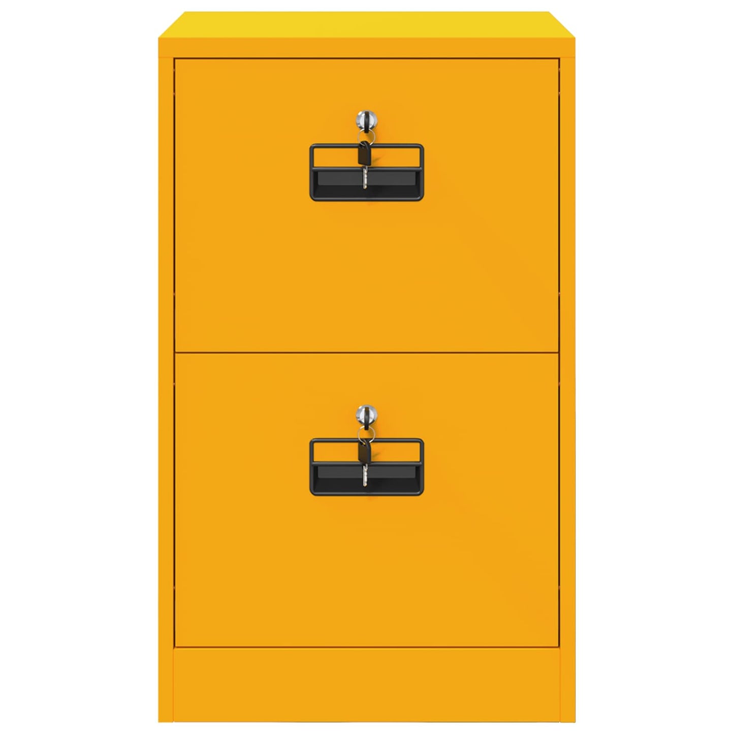 vidaXL Aktenschrank Senfgelb 44 x 50 x 106,5 cm Kaltgewalzter Stahl