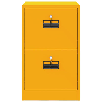 vidaXL Aktenschrank Senfgelb 44 x 50 x 106,5 cm Kaltgewalzter Stahl