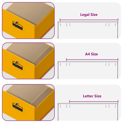 vidaXL Aktenschrank Senfgelb 44 x 50 x 106,5 cm Kaltgewalzter Stahl