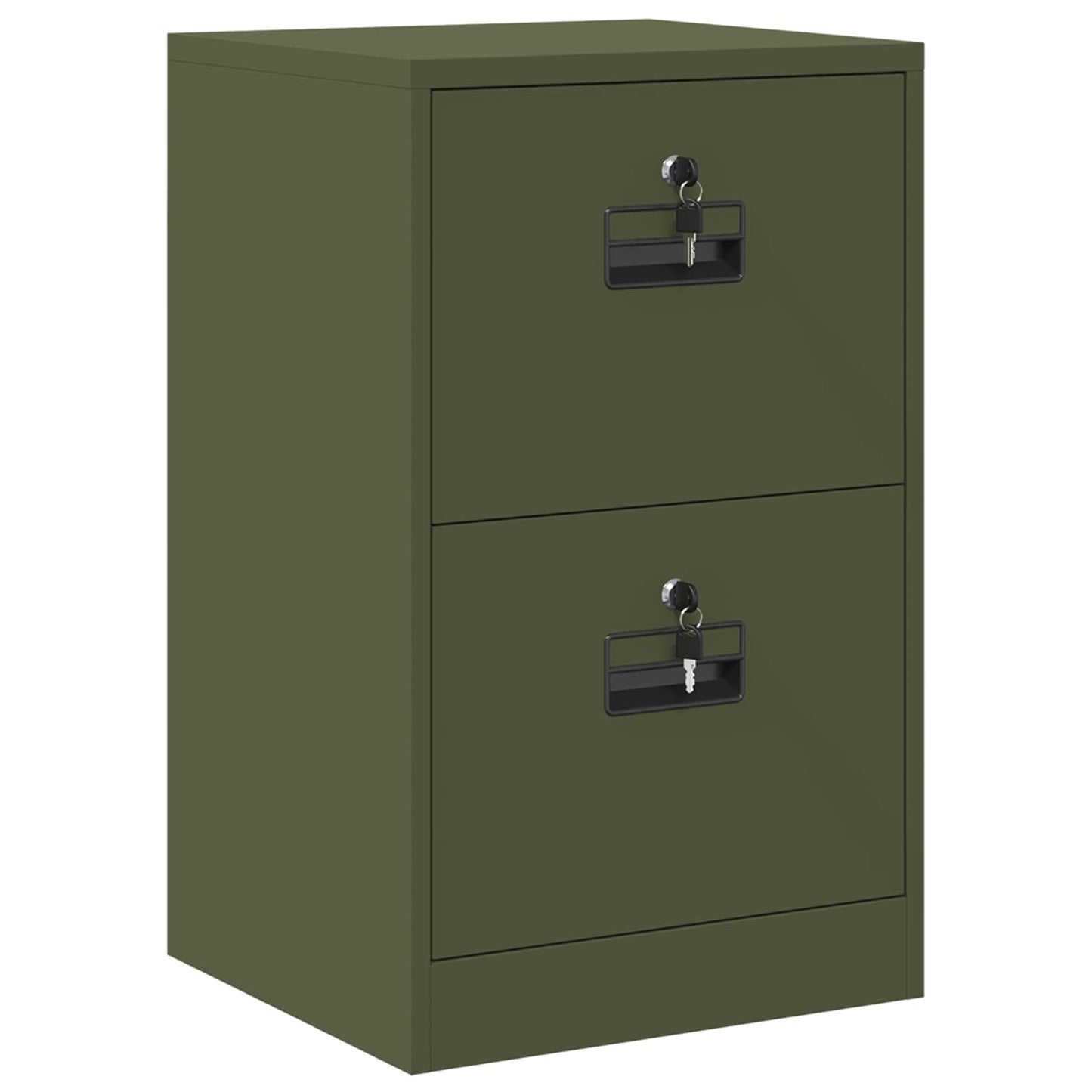vidaXL Aktenschrank Olive Grün 44 x 50 x 106,5 cm Kaltgewalzter Stahl