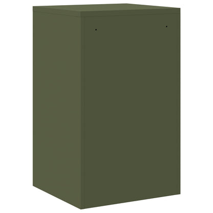 vidaXL Aktenschrank Olive Grün 44 x 50 x 106,5 cm Kaltgewalzter Stahl