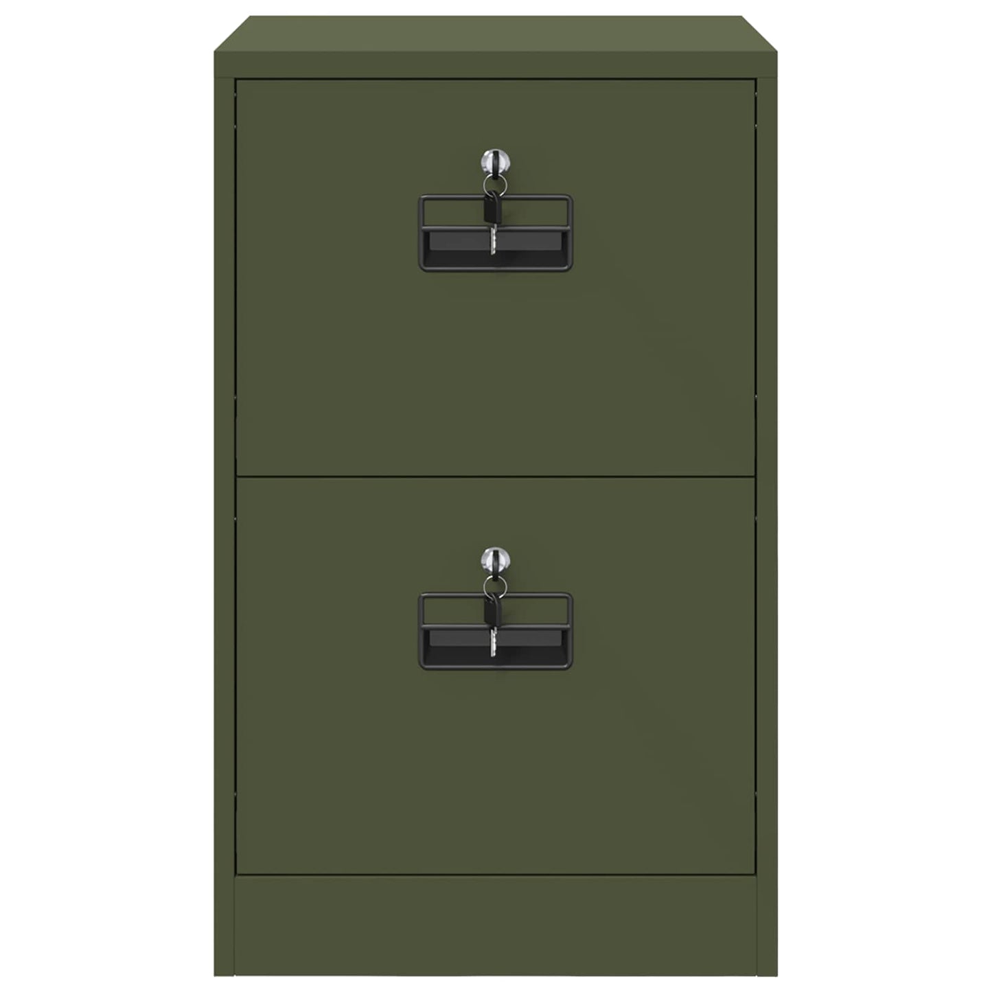 vidaXL Aktenschrank Olive Grün 44 x 50 x 106,5 cm Kaltgewalzter Stahl
